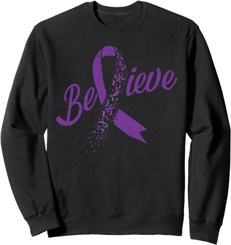 Believe Ribbon Lupus Awareness Month Support Gift Sweatshirt