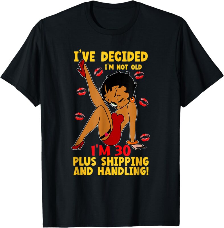 Black Betty Birthday Boop Motivational T-Shirt