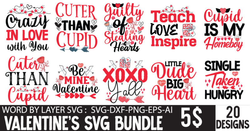 Valentine’s Day Mega Bundle ,3VALENTINE MEGA BUNDLE, Valentines svg Bundle, Valentine’s Day Designs, Cut Files Cricut, Silhouette, Retro Sub
