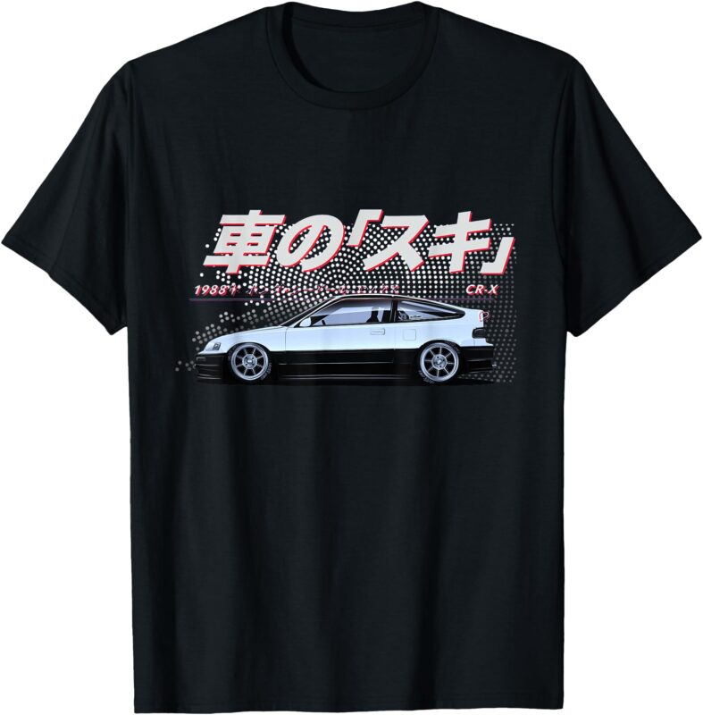 CR-X JDM Japanese Sports Car of the 80s T-Shirt