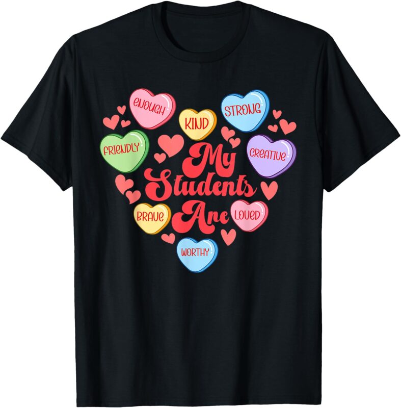 Candy Positive Hearts T-Shirt