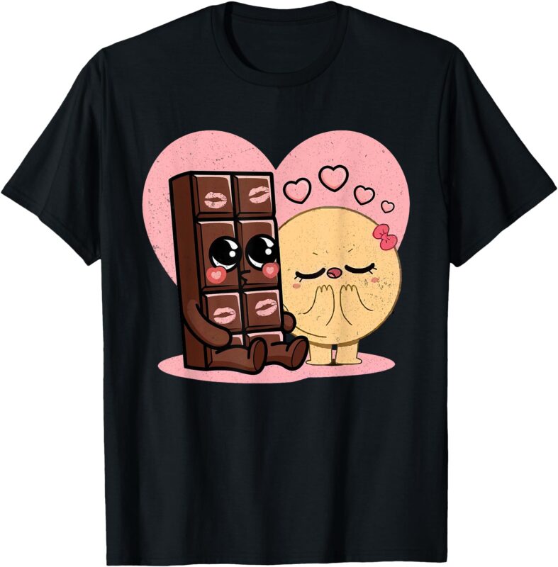Choco And Pancake Couples Love Sweet Romantic Partners Ideas T-Shirt