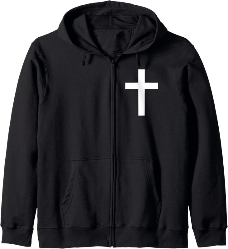 Cross Jesus Christ Christianity God Christian Gospel Bible Zip Hoodie