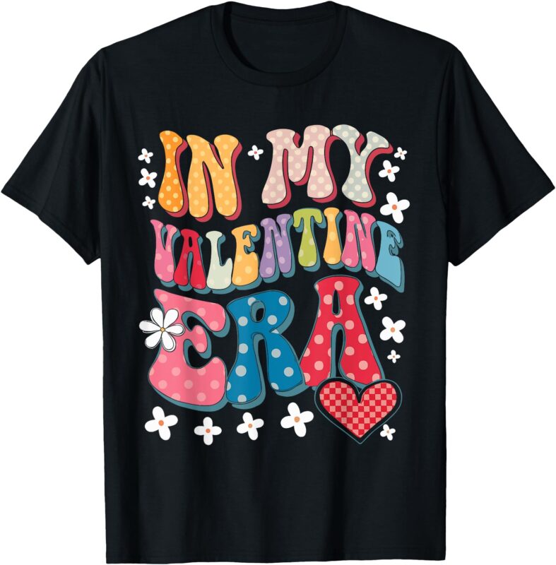 Cute Valentine’s Day Girls Kids Retro T-Shirt