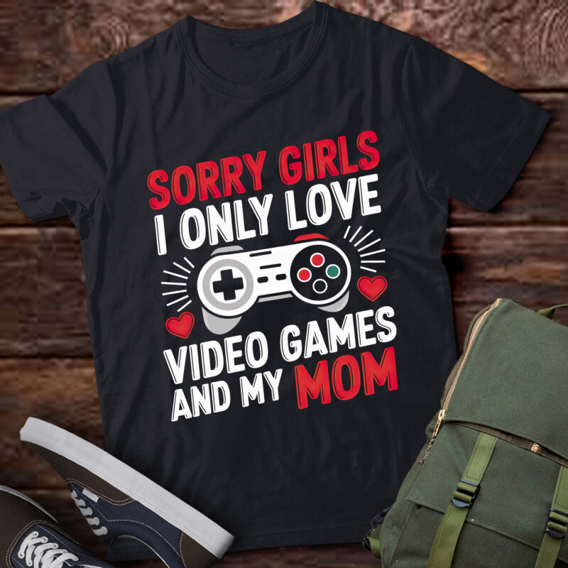 DA38-Valentines Day Video Games Funny Gamer Hearts