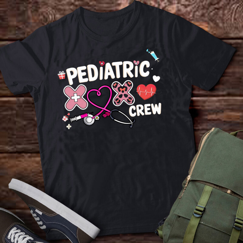 DA40-Pediatric Nurse Valentine Leopard Love Valentine’s Day