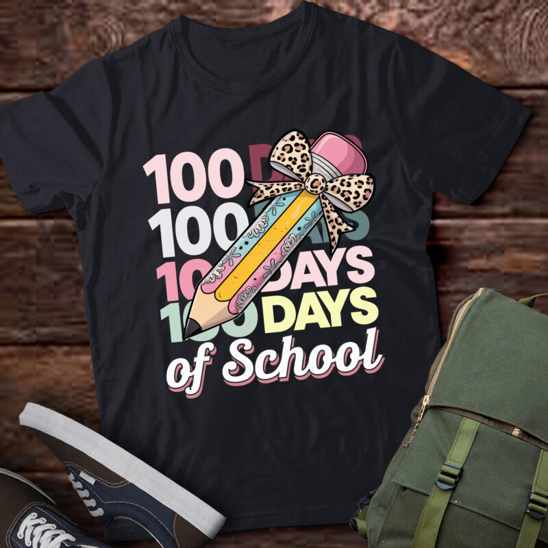 DA88-100 Days Of School Teacher 100th Day Of School Girls Kids