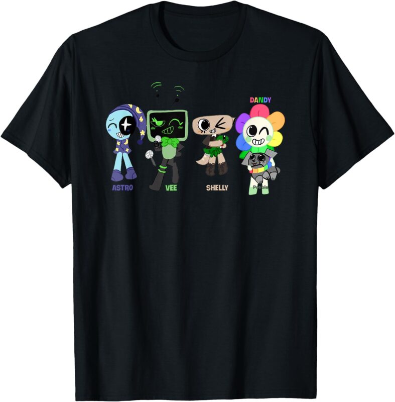 Dandy’s World Astro Vee Shelly Costume for Boy and Girl T-Shirt
