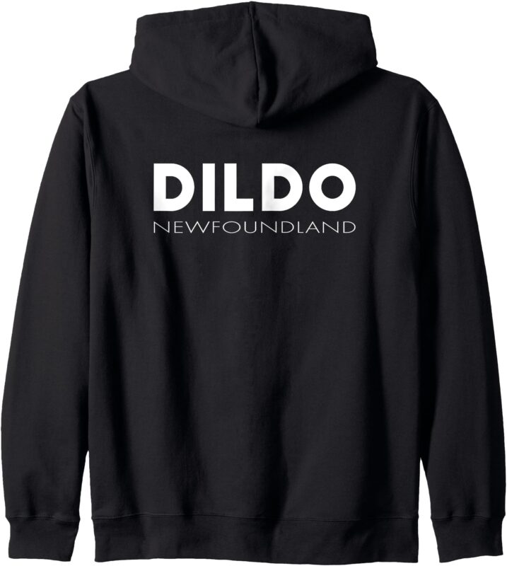 Dildo Newfoundland and Labrador Canada Funny City Zip Hoodie