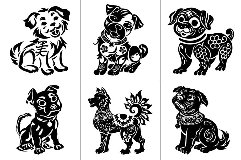 Chinese Lunar New Year Graphic Bundle