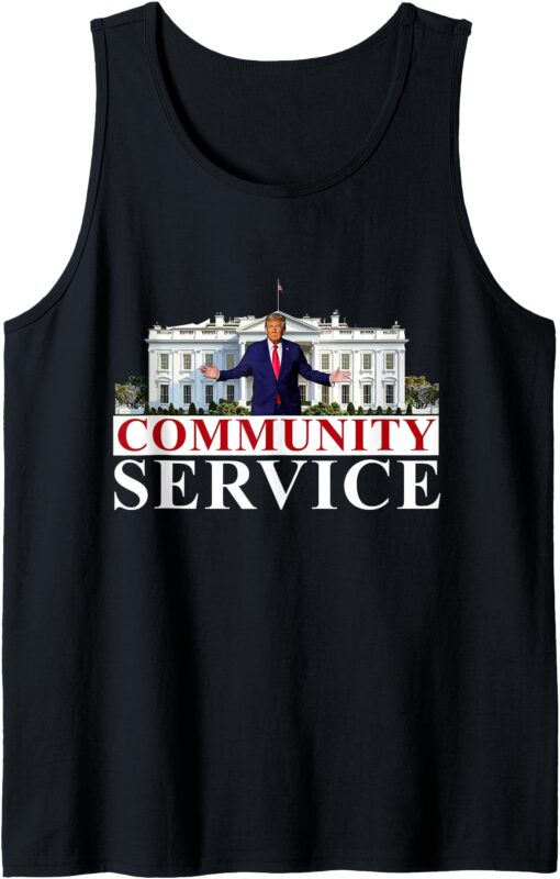 Donald Trump Community Service Inauguration Men Women Kids Tank Top