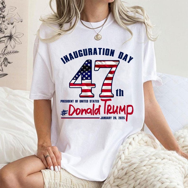 Donald Trump Inauguration Day 2025, Comfort Colors Inauguration Day T-Shirt, Trump Supporter Shirt, 47th US President Inauguration Shirt