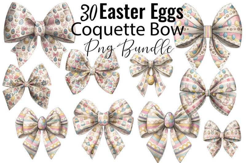 Easter coquette bow-T-shirtBundle Easter coquette bow-png Bundle