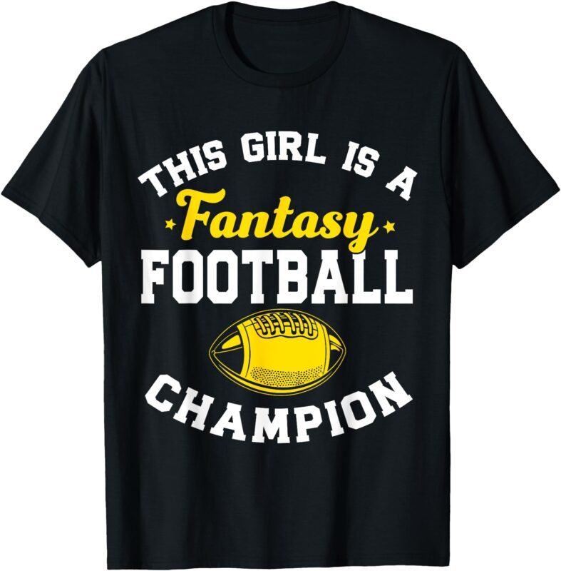 Fantasy League Champ Winner Fantasy Football Champion Women T-Shirt