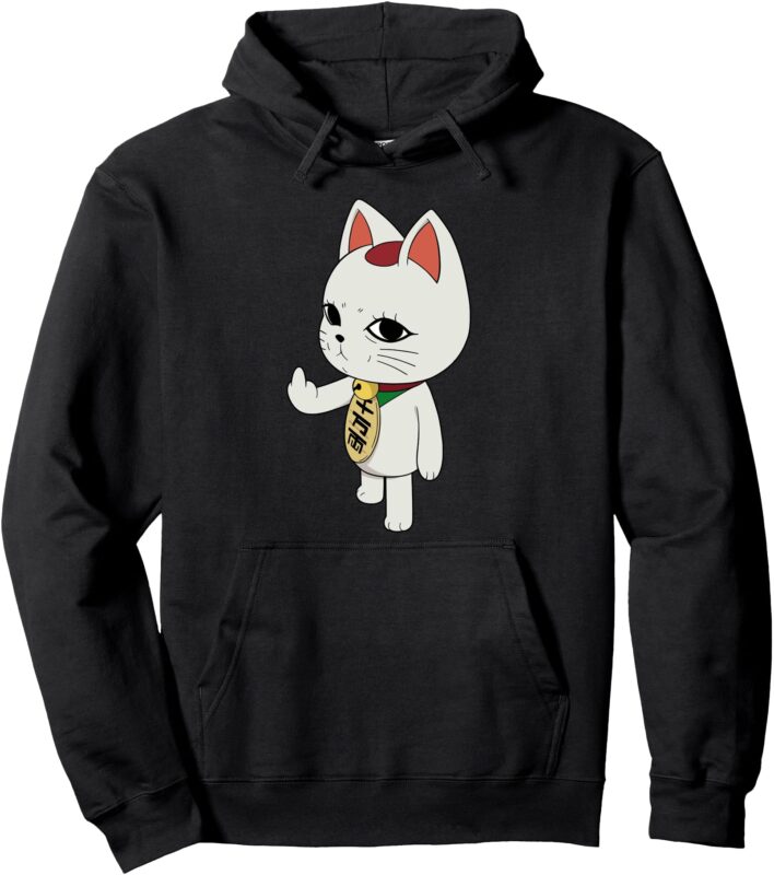 Funny Dandadan Cat Anime Cute Manga Turbo Granny Kawaii Cat Pullover Hoodie