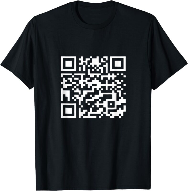 Funny QR Trump Dancing code Humor T-Shirt