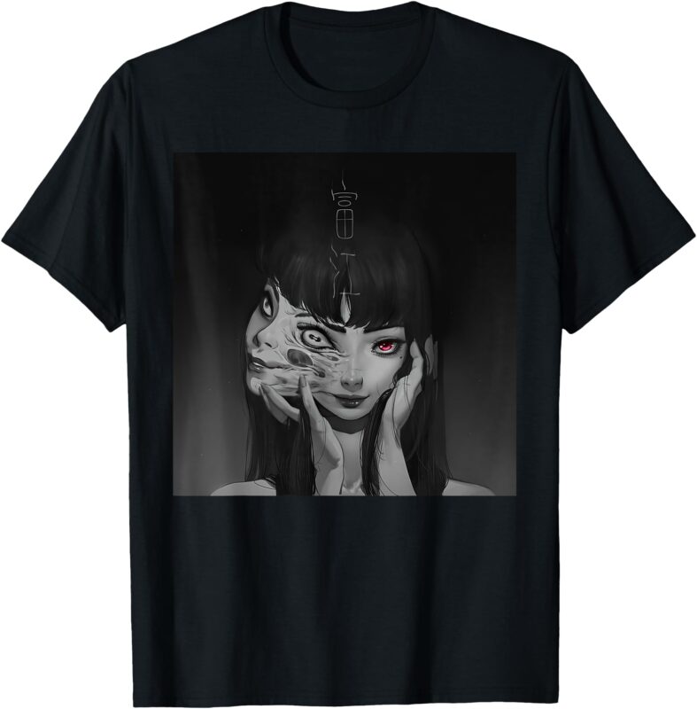 Japan Japanese Creepy Kawaii Goth _ Horror Anime Manga T-Shirt