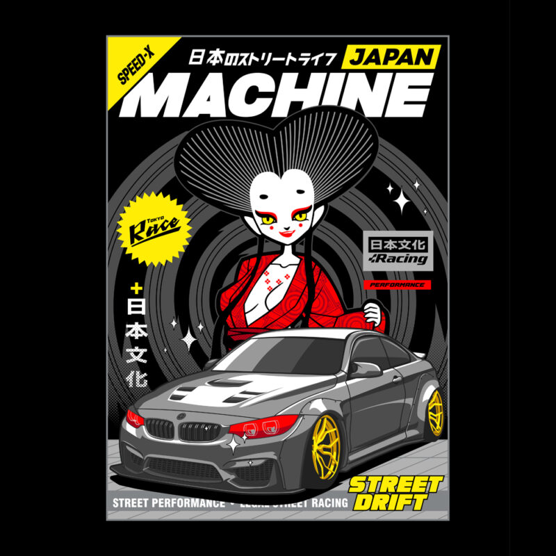 CAR T-SHIRT DESIGN BUNDLE part 5 – JDM Street Wear