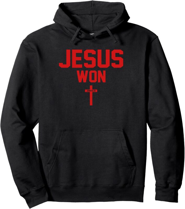 Jesus Won Just Here To Give God Glory Ohio Pride Pullover Hoodie