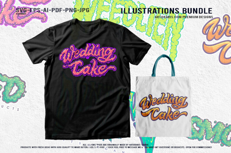 Weed Lettering Visual Collection