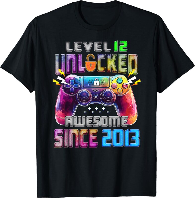 Level 12 Complete 12 Year Old awesome since 2013 T-Shirt