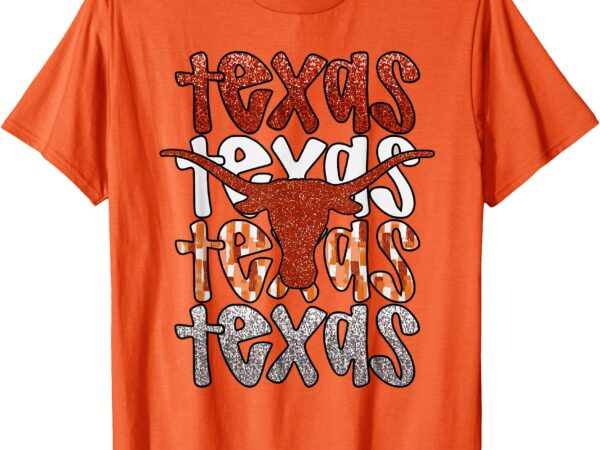 Longhorn bull men women youth kids boys girls t-shirt