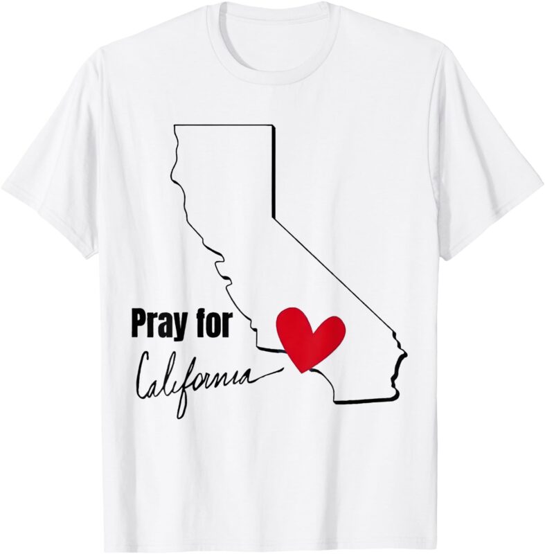 Los Angeles Supporters Pray 4 LA T-Shirt