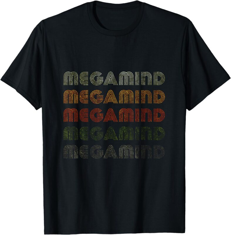 Love Heart Megamind Tee Grunge Vintage Style Black Megamind T-Shirt