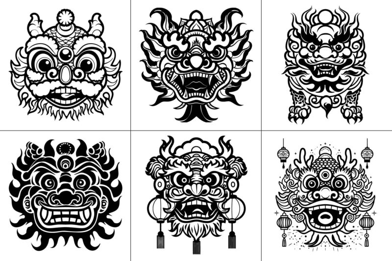 Chinese Lunar New Year Graphic Bundle