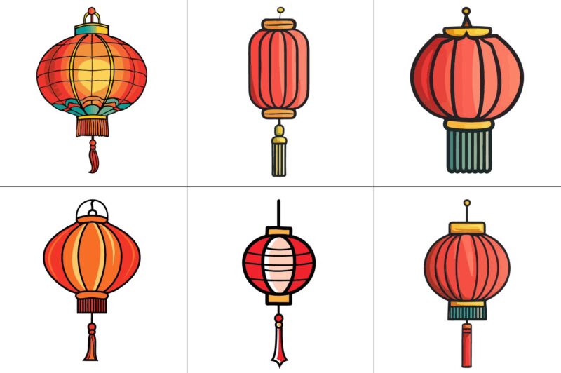 Chinese Lunar New Year Graphic Bundle