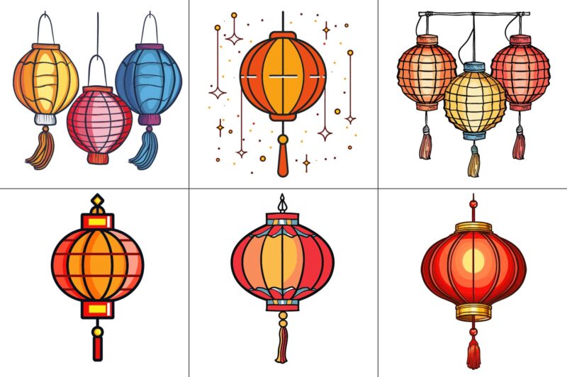 Chinese Lunar New Year Graphic Bundle