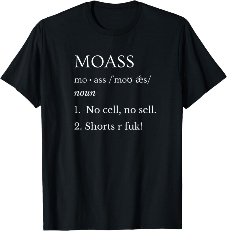 MOASS No Cell No Sell Shorts R Fuk for Stonk Gamer Apes T-Shirt