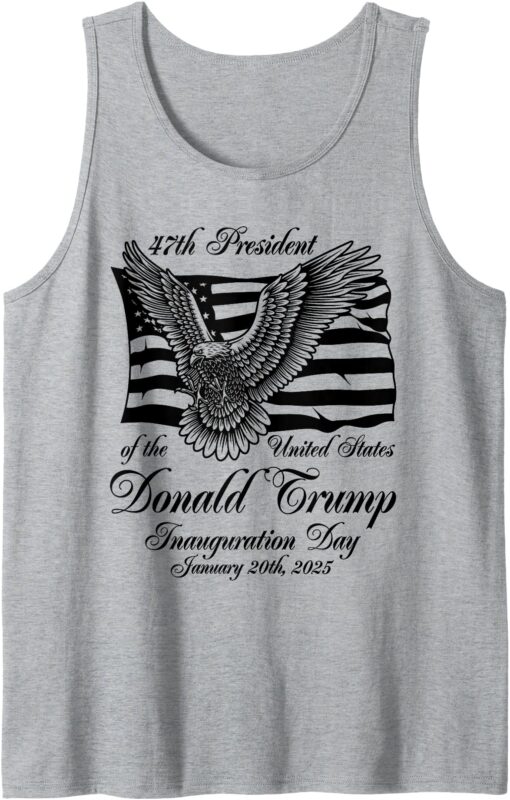 Memorabilia President Donald Trump Inauguration Day 2025 Tank Top