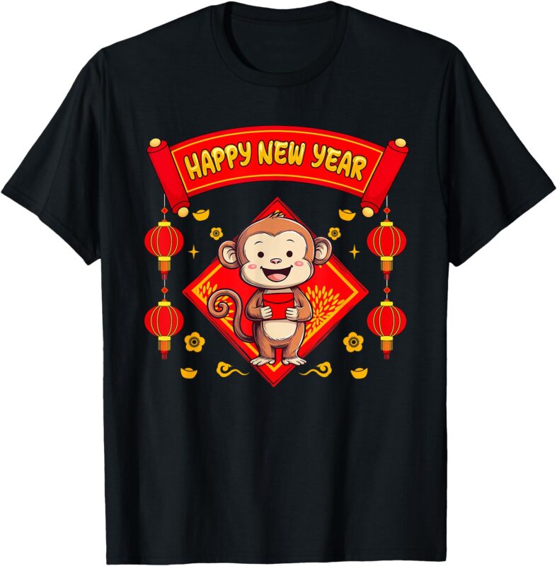 Monkey Zodiac Vietnamese New Year Matching Family Zodiac T-Shirt