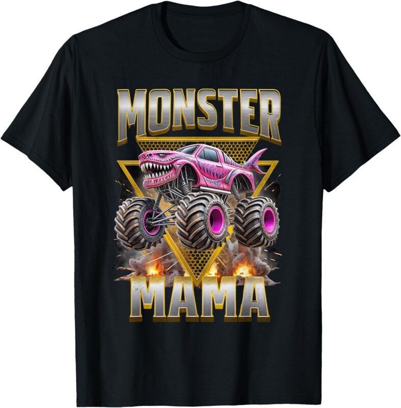 Monster Truck Mama Monster Truck Are My Jam Truck Lovers T-Shirt