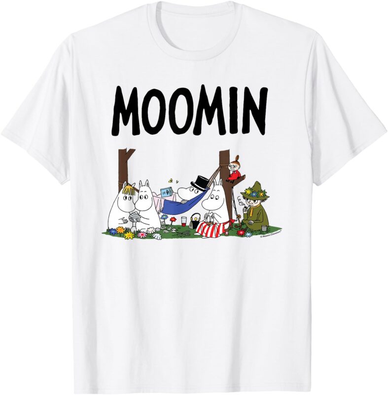 Moomin Family Relaxing T-Shirt