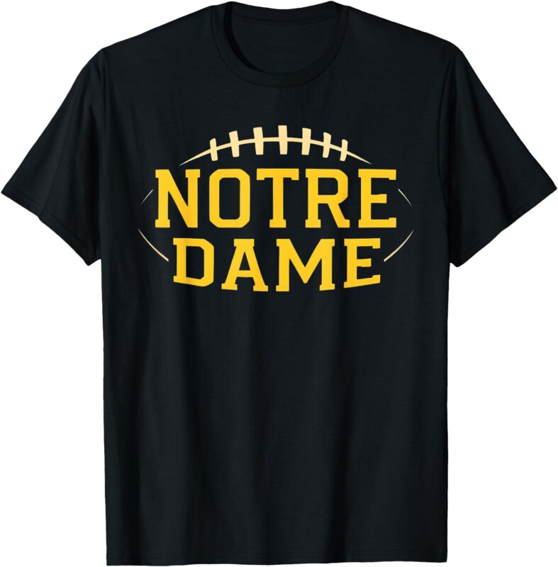 Notre Dame IN Retro, Funny Notre Dame Indiana T-Shirt