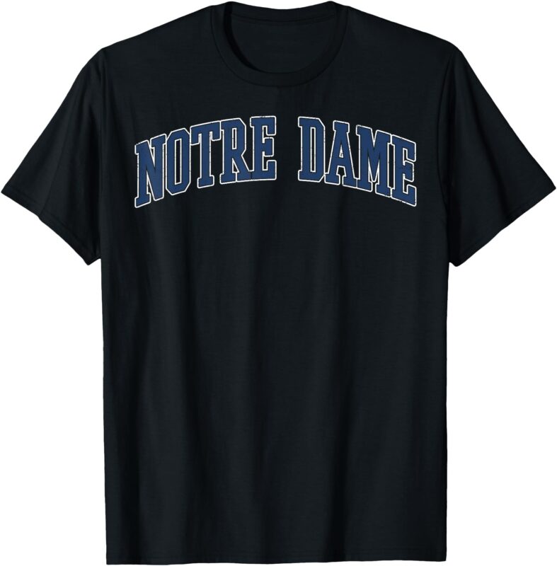 Notre Dame Vintage Patriotic Men Women T-Shirt