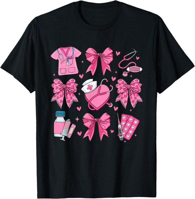 Nurse Valentines Day Valentine ER ICU NICU RN Nurses Women T-Shirt
