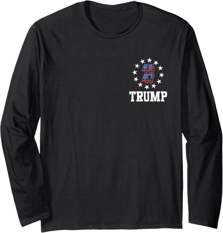 ON BACK Trump Inauguration Day Monday Jan 20 25 Men Woman Long Sleeve T-Shirt