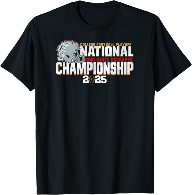Ohio State Buckeyes CFP National Championship 2025 Black T-Shirt