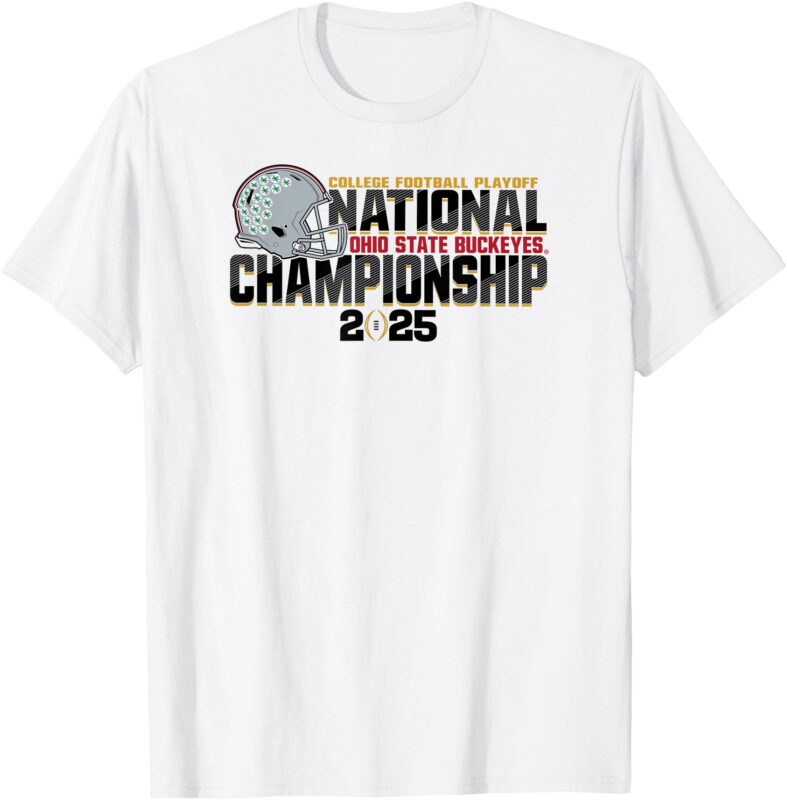 Ohio State Buckeyes CFP National Championship 2025 White T-Shirt