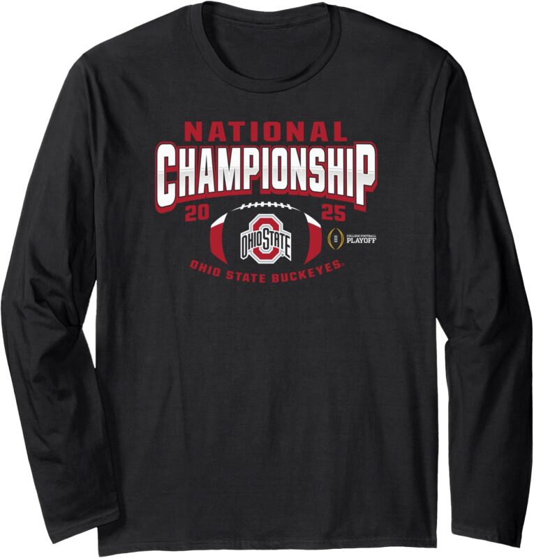 Ohio State Buckeyes National Championship 2025 Football Long Sleeve T-Shirt