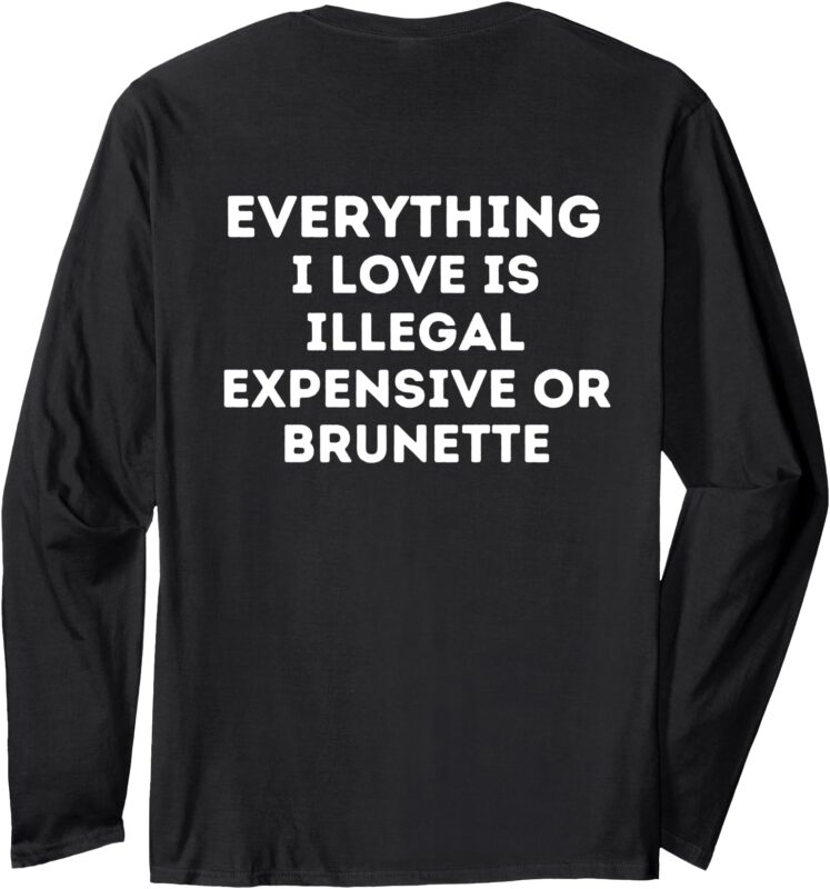 Or Brunette Boys&girl Long Sleeve T-Shirt