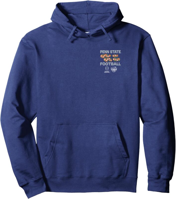 Penn State Nittany Lions CFP Orange Bowl 2024-25 Navy Back Pullover Hoodie