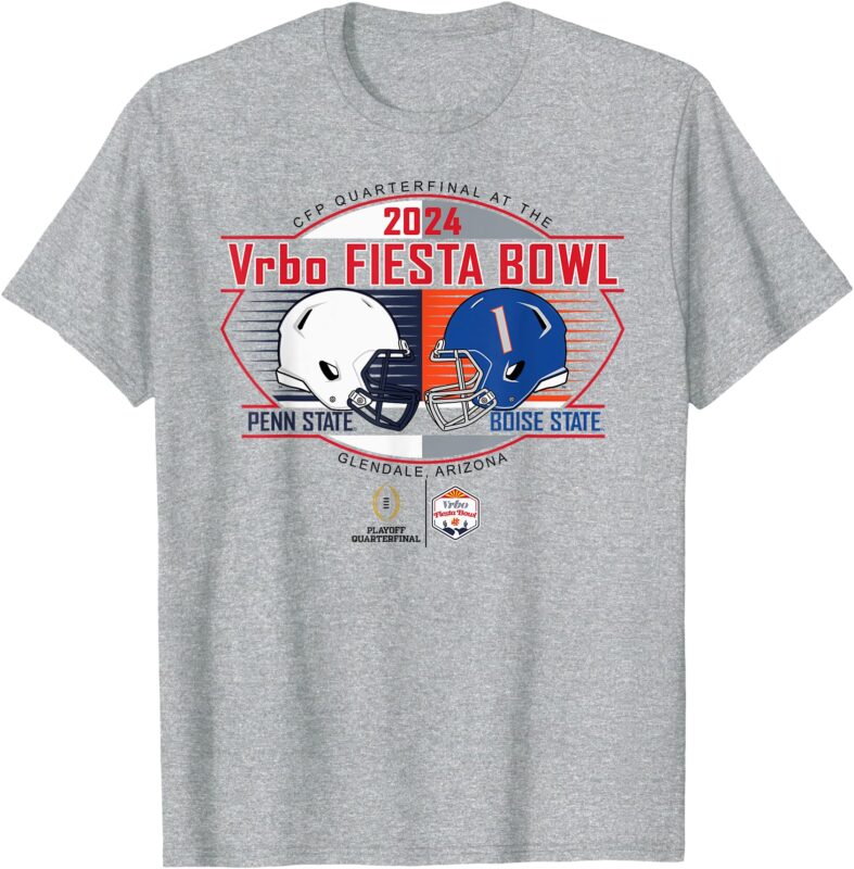 Penn State vs Boise State CFP Fiesta Bowl 2024-25 Quarter T-Shirt