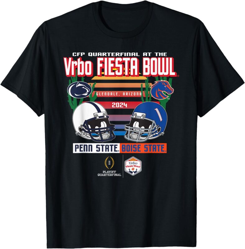 Penn State vs Boise State CFP Quarter Fiesta Bowl 2024-25 T-Shirt
