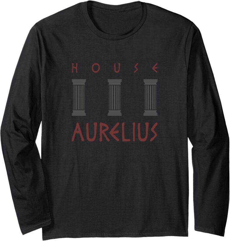 Philosophy – Stoicism – House Aurelius Long Sleeve T-Shirt
