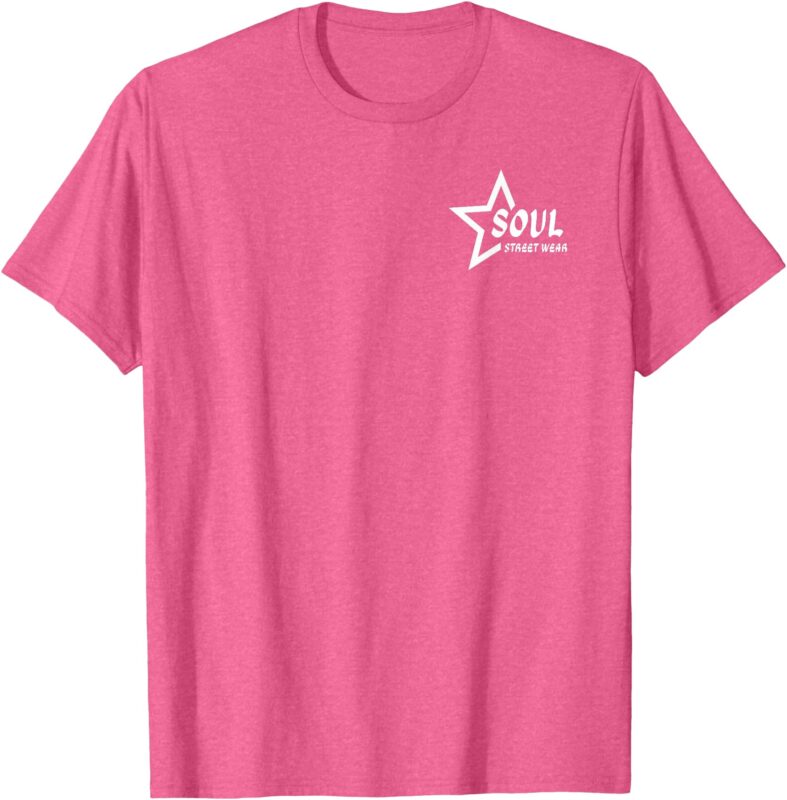 Pink Soul Pocket Front_Back T-Shirt
