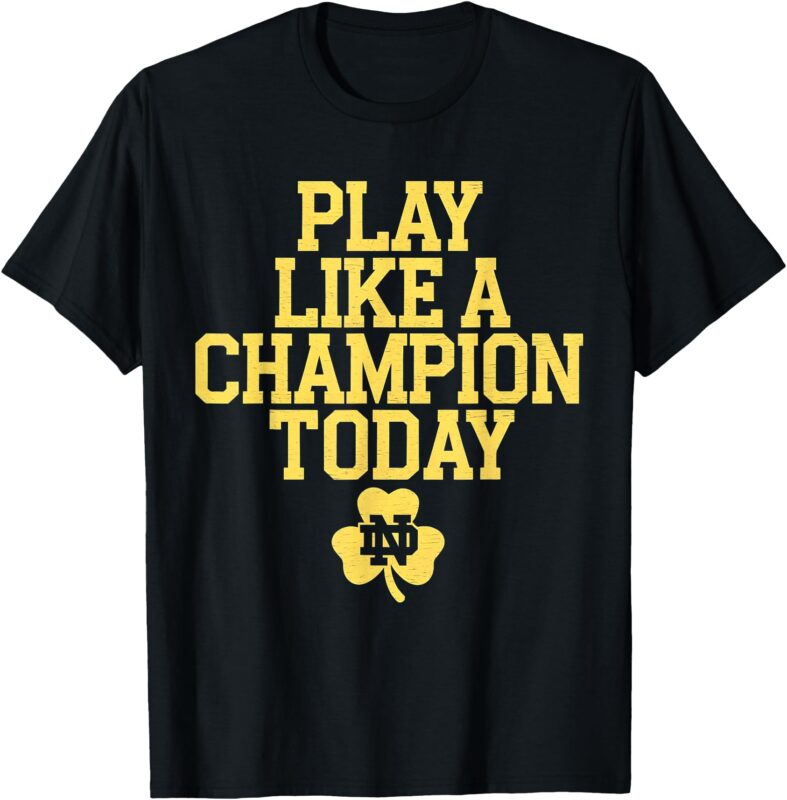 Play Like a Champions Todays Funny T-Shirt